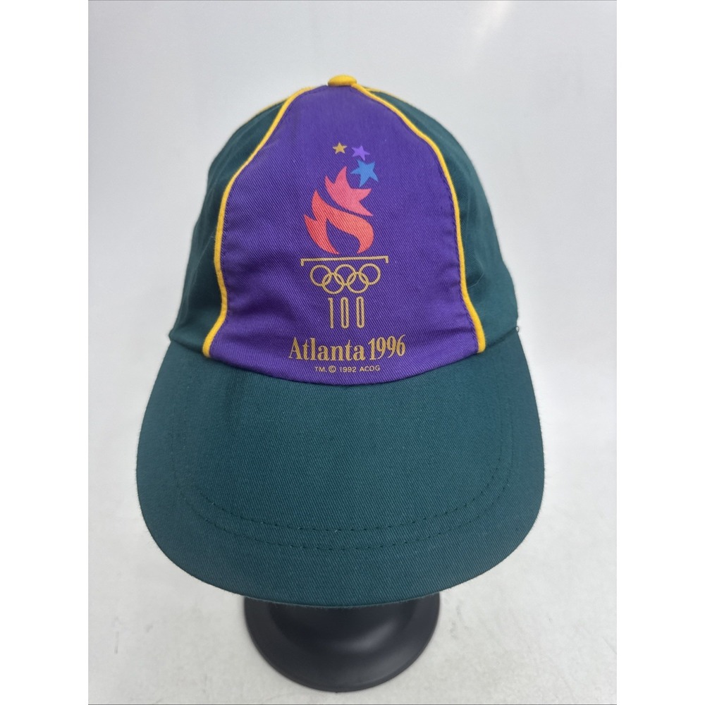 OSFA - Vintage Atlanta 1996 Olympics 3 color 90s panel hat